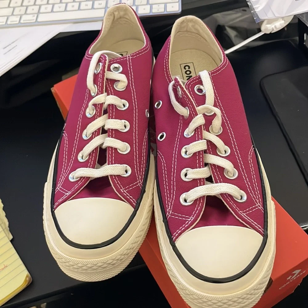 Converse low cut. Fuchsia pink. Chuck Taylor - Picture 2 of 3